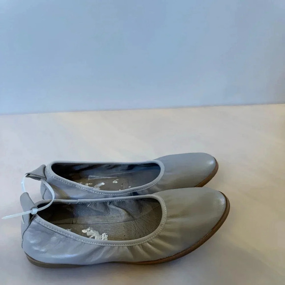 Eileen Fisher Notion Ballet Flats Womens Grey Nappa Leather Size 5 1/2 - Picture 4 of 8